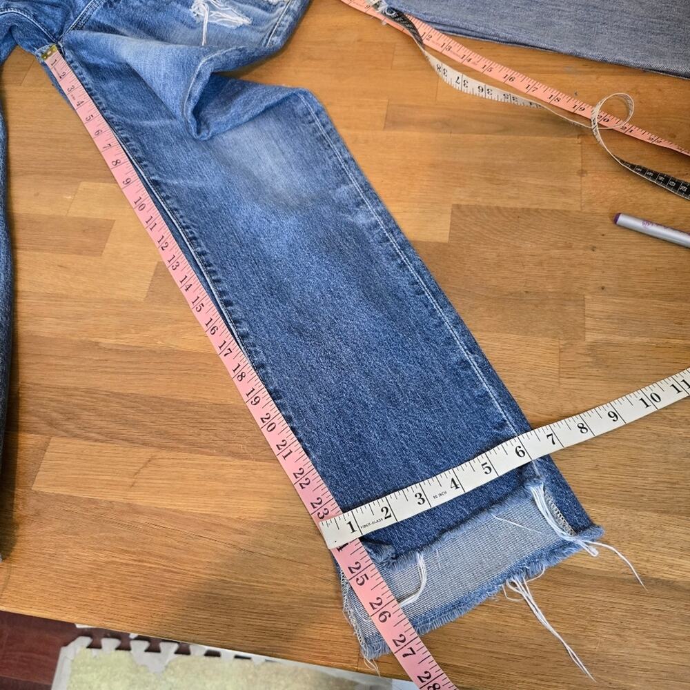 🔴 3/$30 AG 24×27 The Phoebe Vintage High-Waisted Tapered Jean — 15Y Anchorage - Picture 12 of 12